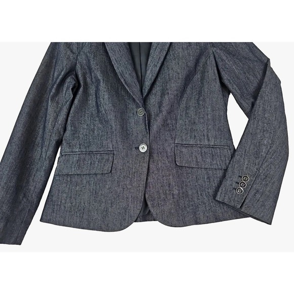7th Avenue Design Studio ~Woman Size 8~ Blue Jean Color Blazer Jacket NWOT. - Picture 5 of 12